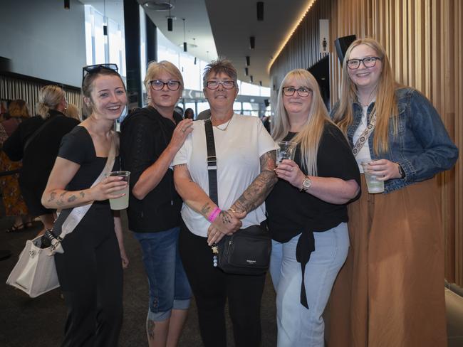 Roxette in Concert 2025 - Hailee Kaye, Tanya Evans, Lynthia Graham, Sharell Nichols and Zoe Nicholas at MyState Bank Arena. Picture: Caroline Tan