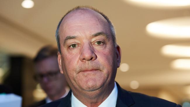 NSW MP Daryl Maguire is seen leaving the NSW Independent Commission Against Corruption in Sydney.