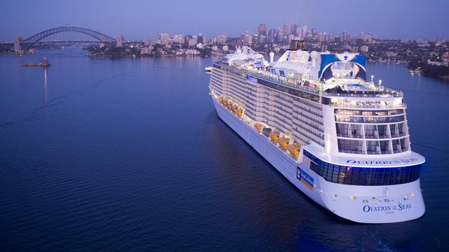 Royal Caribbean International’s Ovation of the Seas in Sydney