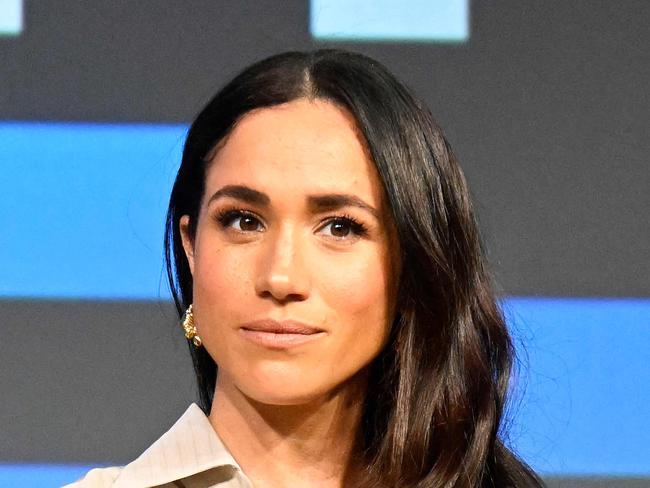 AUSTIN, TEXAS - MARCH 08: Meghan, Duchess of Sussex speaks onstage during the Breaking Barriers, Shaping Narratives: How Women Lead On and Off the Screen panel during the 2024 SXSW Conference and Festival at Austin Convention Center on March 08, 2024 in Austin, Texas.   Astrida Valigorsky/Getty Images/AFP (Photo by Astrida Valigorsky / GETTY IMAGES NORTH AMERICA / Getty Images via AFP)