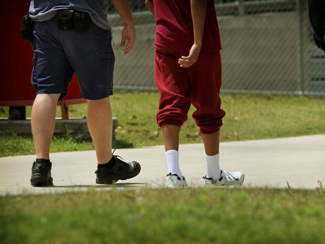 NEWS BCM 19/10/2011 Brisbane Youth Detention Centre - generic boys . Pic Jeff Camden (bydc30.jpg)