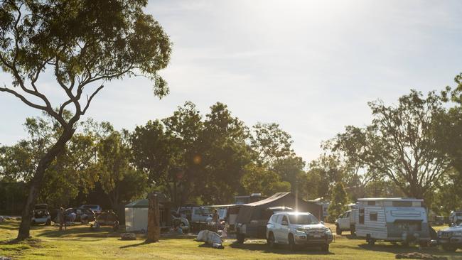 The packed campground at the Barunga Festival. Picture: Che Chorley