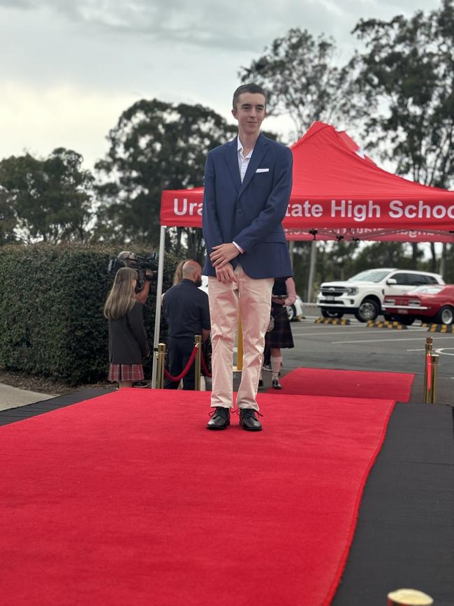 The students of Urangan State High School celebrating their formal.