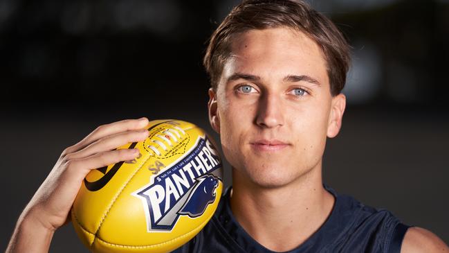 South Adelaide’s Zac Dumesny at Noarlunga Oval this week. Picture: Matt Loxton.