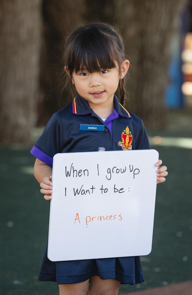 The Glennie School prep student Jessica on the first day of school, Wednesday, January 29, 2025. Picture: Kevin Farmer