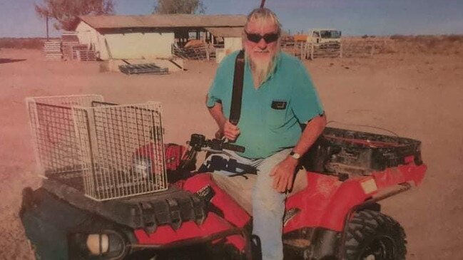 Trevor Zimmerman, 77, died on November 25 after the vehicle he was travelling in was located submerged in flood waters at Hibernia near Emerald.