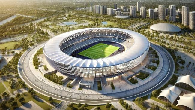 What a Victoria Park venue for the 2032 Brisbane Olympic Games could look like.