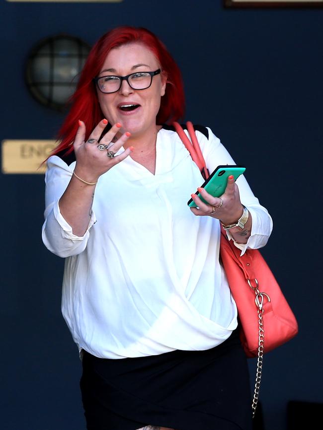 Monique Hayes at an earlier court date in Sutherland.