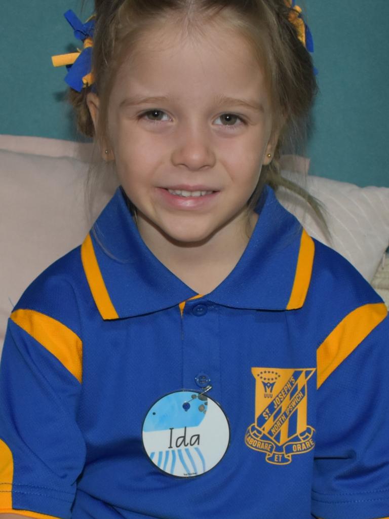 Ida at St Joseph’s Primary School, Ipswich. Picture: Jonathan O’Neill