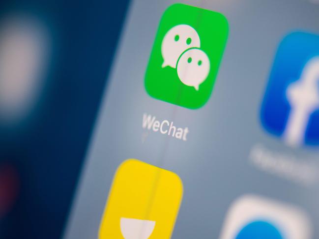 China has accused the US of “bullying” over the planned WeChat app ban. Picture: AFP