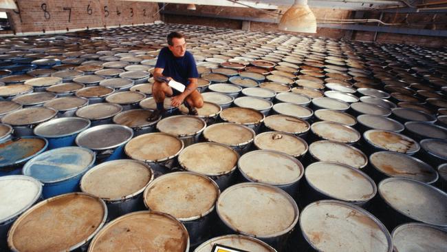 Low and intermediate level radioactive waste has been stored at Woomera since 1994-1995.