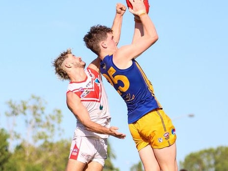 Brodie Newman was the NTFL's intercept king in 2021-22. Picture: Tymunna Clements.