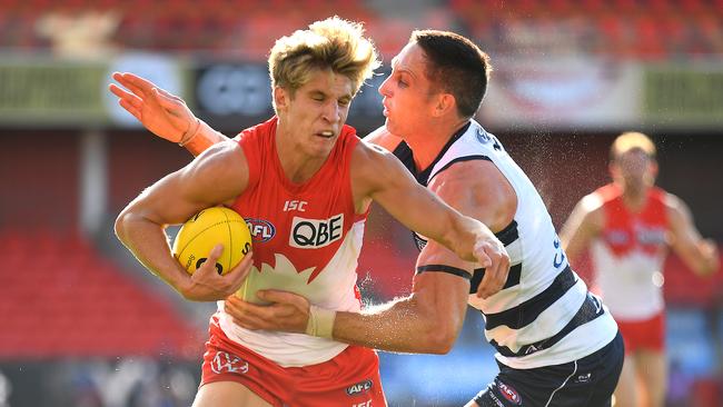 Young Swan Dylan Stephens has re-signed with the club. Picture: Getty Images