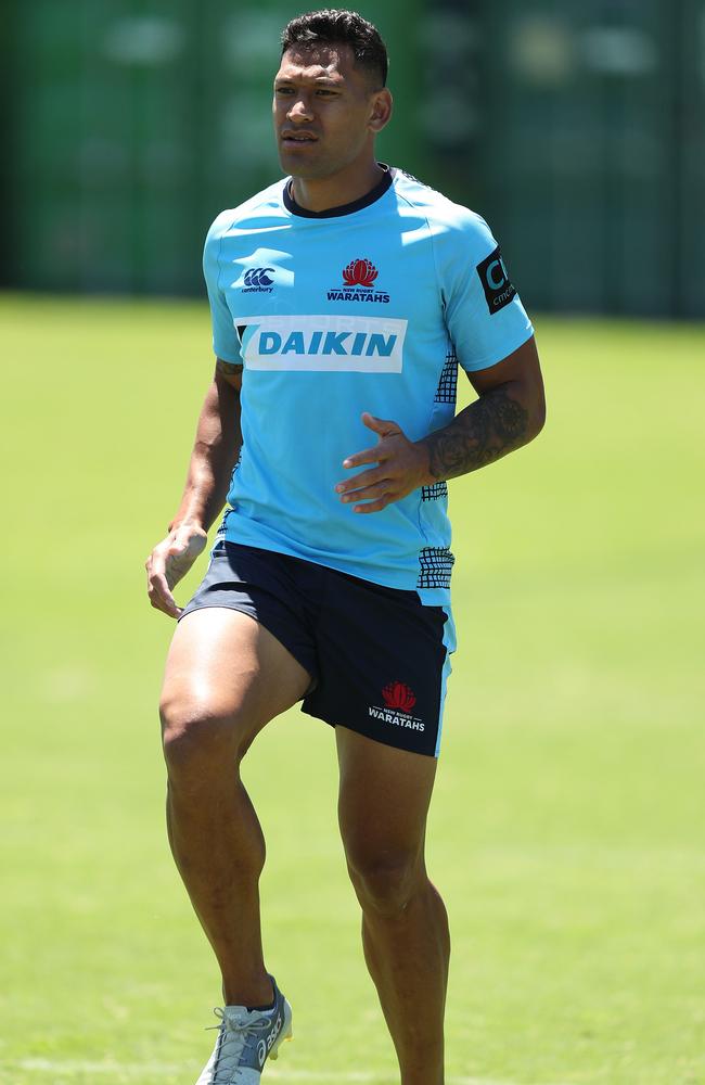 Fresh from his new deal, Israel Folau will take on the Hurricanes.