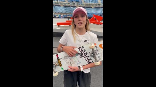 Skateboarding Champion Chloe Covell | Daily Telegraph