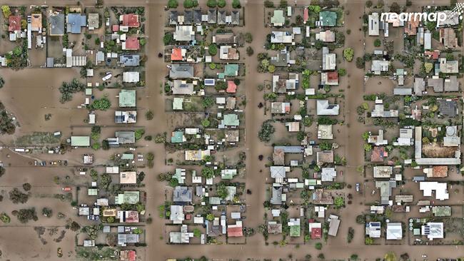 Victoria's hardest hit flooded community – Rochester – got just $2.2 million in federal and state Disaster Ready Funding as part of a Campaspe Shire flood review &amp; mitigation project. Picture: Nearmap