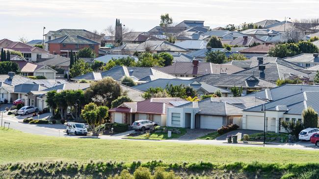 Adelaide home prices recorded their first monthly fall in December since the pandemic. Picture: Brenton Edwards.