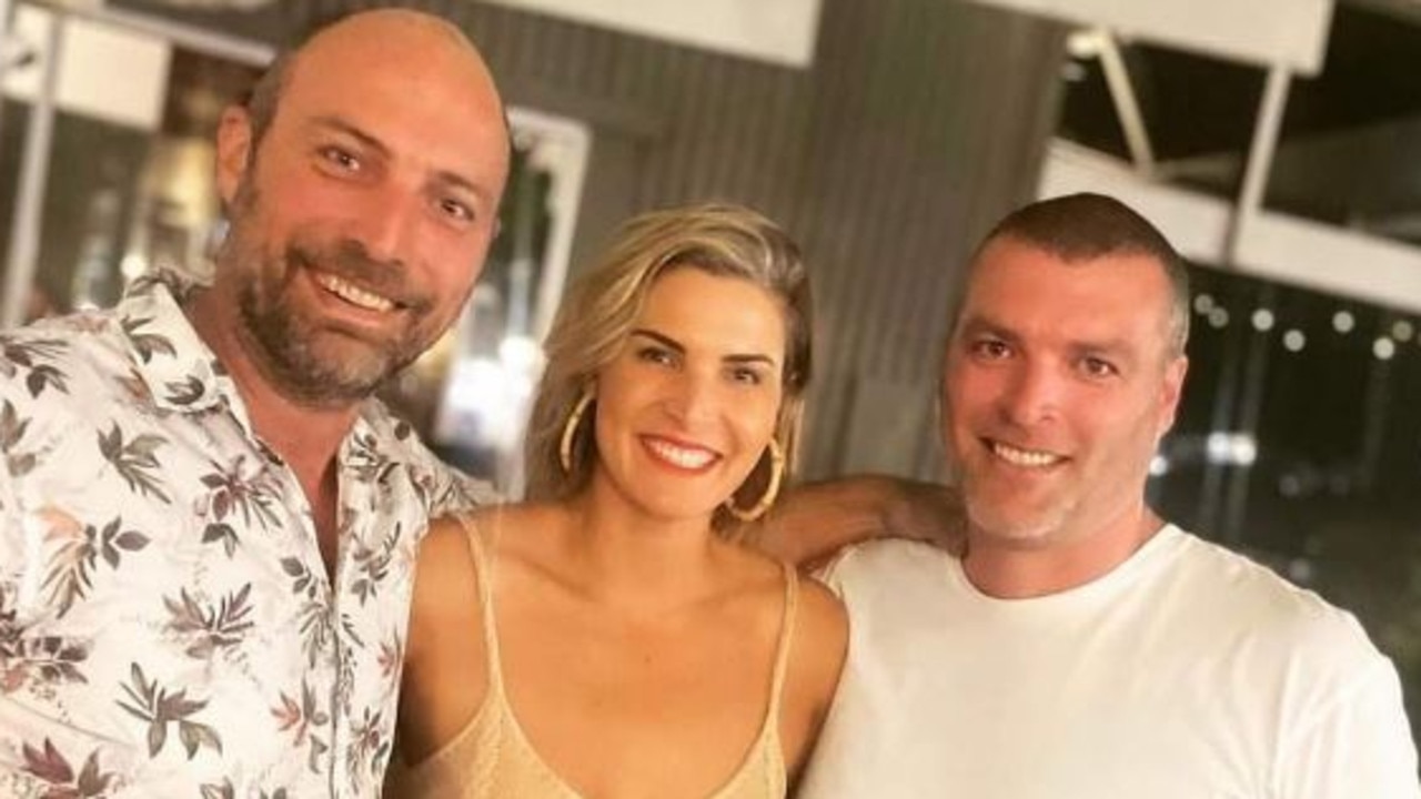 Monique with her brothers Trent (left) and Ryan Parry. Picture – contributed.