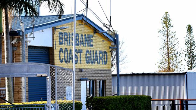 Generic pictures of the Brisbane Coast Guard facility and boats at Manly Harbour. Picture: David Clark