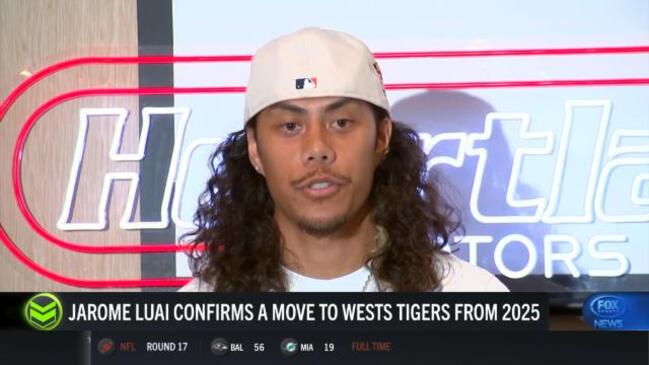 Jarome Luai confirms move to Wests Tigers from 2025