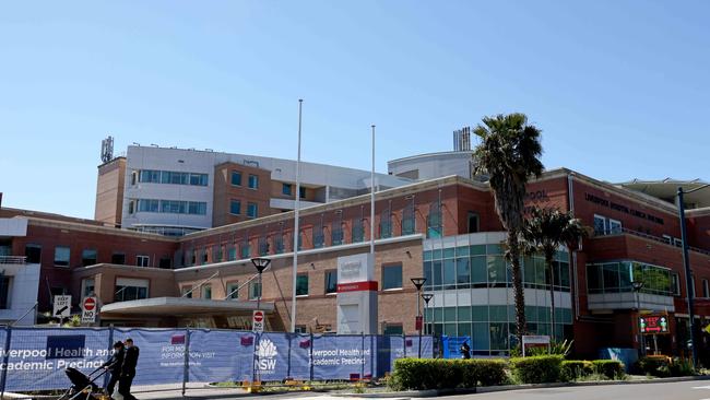 Sydney's Liverpool Hospital. Picture: NCA NewsWire / Damian Shaw