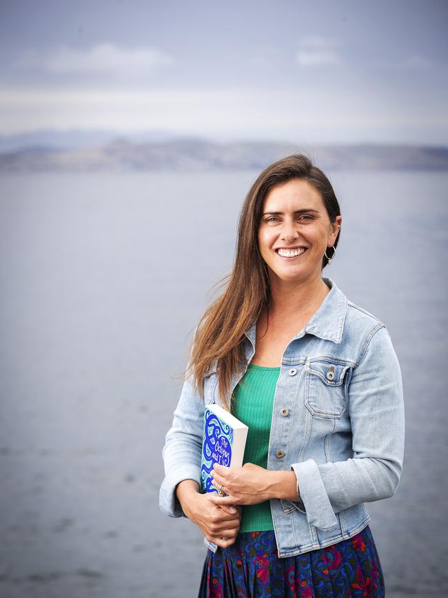 Author Erin Hortle at Hobart. Picture: CHRIS KIDD