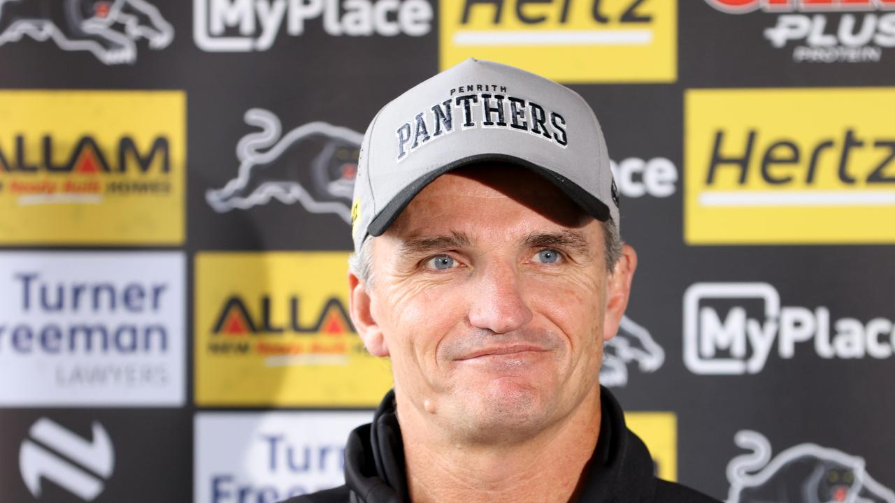 Ivan Cleary wasn’t smiling in his post-game press conference after his side was denied a try. Picture: NewsWire / Damian Shaw