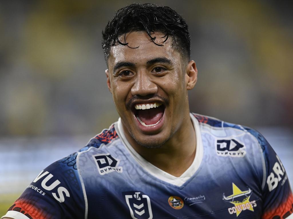 Murray Taulagi will make his Origin debut in Perth. Picture: Ian Hitchcock/Getty