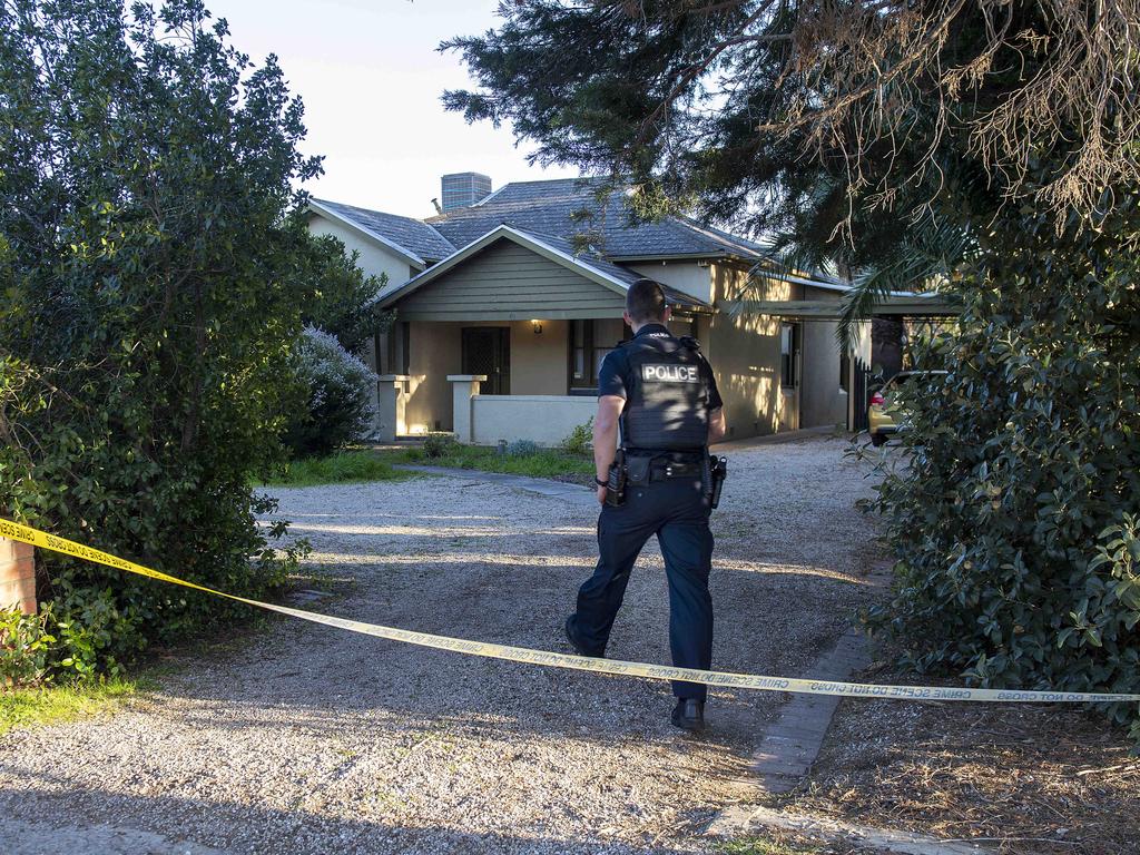 Only the serious cases involving police get sent to ICAC. A file picture of a police officer at a murder scene. Picture: Mark Brake