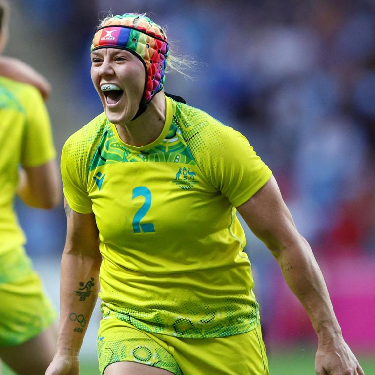 Sharni Williams is a star of the Australian Women's Rugby Sevens team. Picture: Richard Heathcote/2022 Getty Images