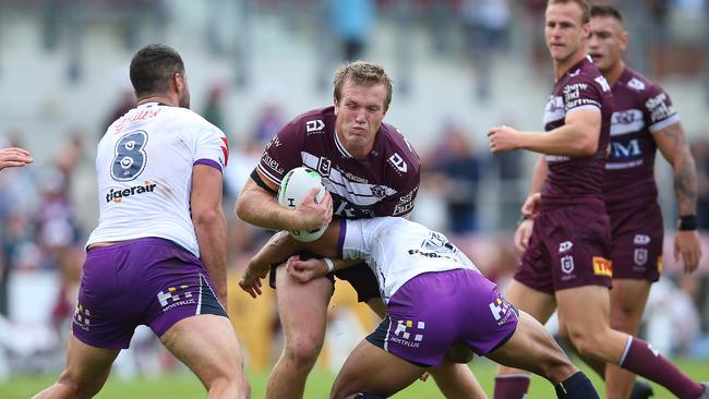 Melbourne Storm clash with Manly in the opening round of the NRL season.