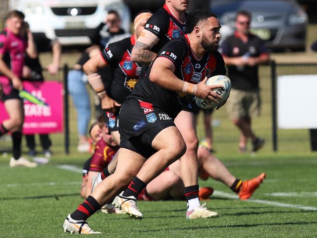 Ex-Oakdale prop Joseph Ualesi is a welcome addition to The Oaks. Picture: Steve Montgomery