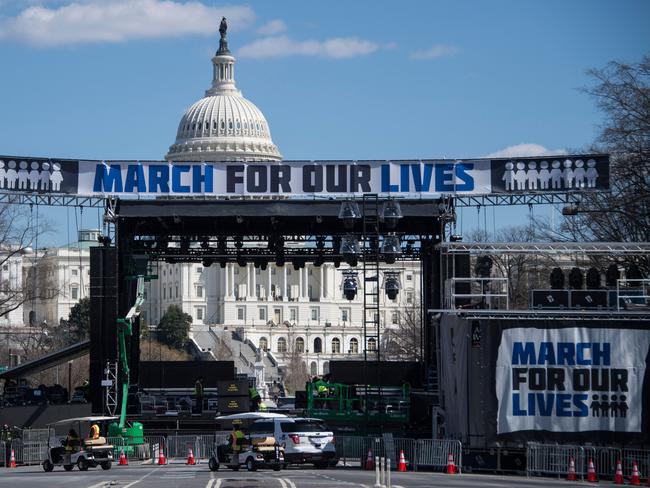 The stage is set for a massive day across the world. Picture: AFP Photo / Andrew Caballero-Reynolds