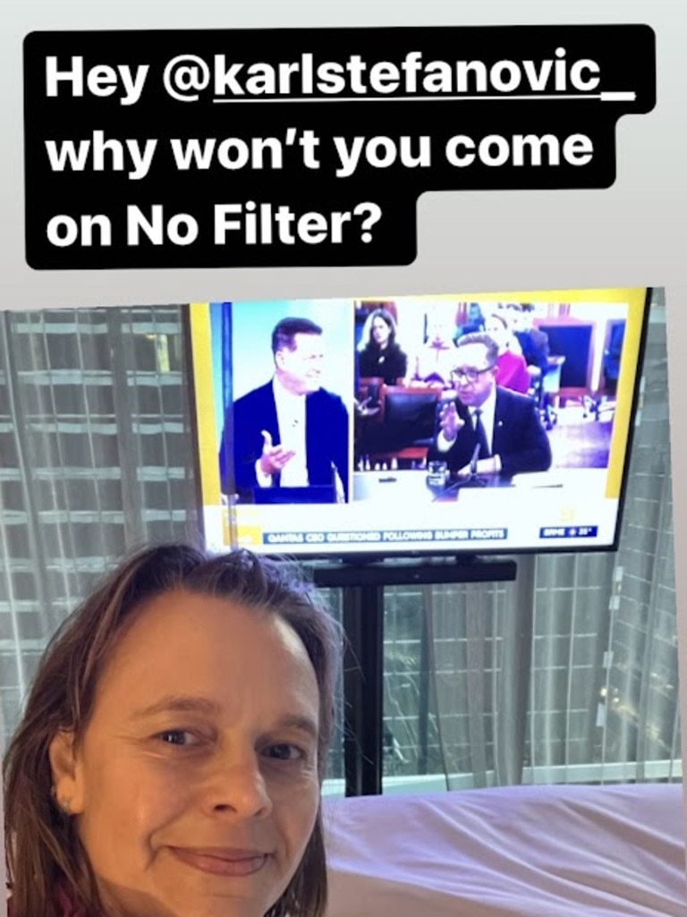 Mia Freedman called out Karl Stefanovic on her Instagram stories.