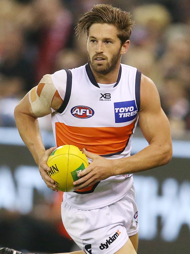 GWS co-captain Callan Ward. Picture: Michael Klein