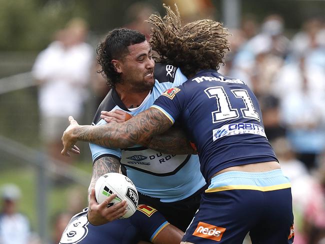 Andrew Fifita was outstanding against the Titans. Picture: Ryan Pierse/Getty Images