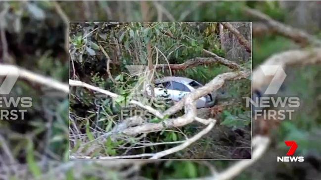 A teenager has been flown to Royal Brisbane and Women's Hospital with life threatening injuries following a car crash in Agnes Water. Picture: Channel 7