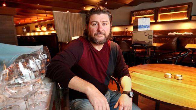 Chef and restaurateur, Scott Pickett at his restaurant Matilda 159 Domain. Picture: David Geraghty