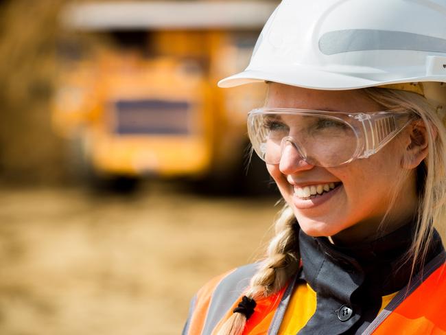 File photo, miner on site.