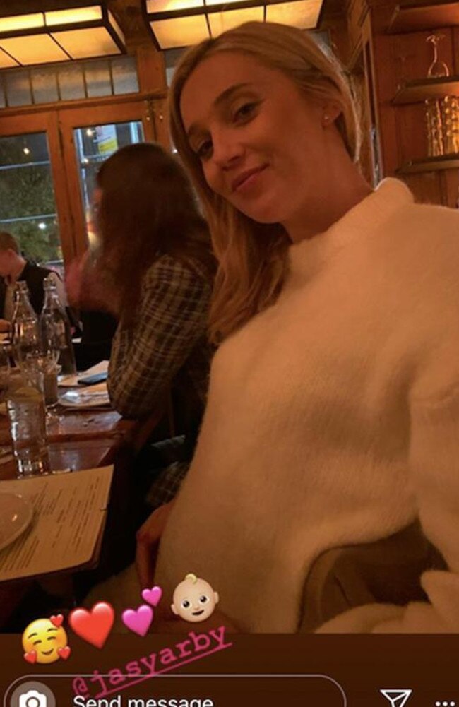 Jasmine attends a baby shower in New York City, which was reportedly her own.