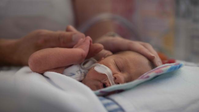 Barwon Health Foundation launched its Wish Upon A Star Christmas Appeal. It helps parents like Tyla and Dale Anderson who welcomed their son Hamish prematurely at 31 weeks. Hamish received care at Barwon Health’s Special Care Nursery. Picture: Brad Fleet