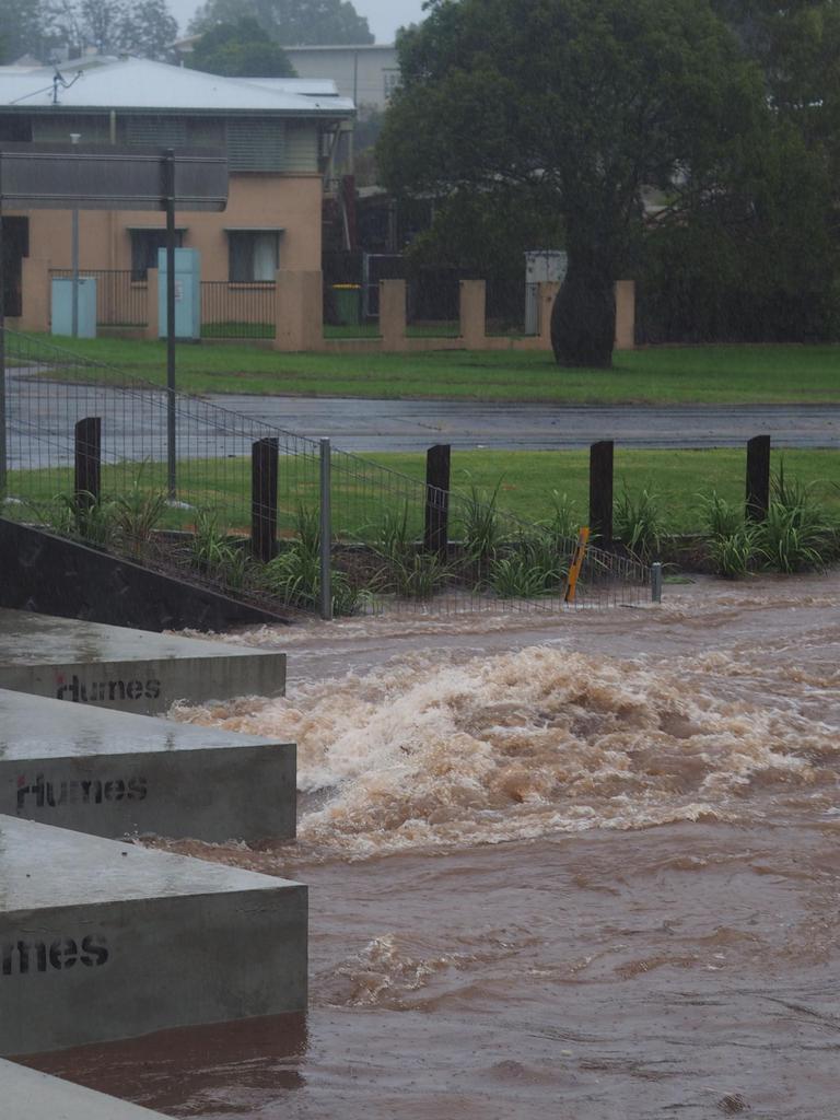 Toowoomba flooding: Deluge causes chaos on city roads | Photos