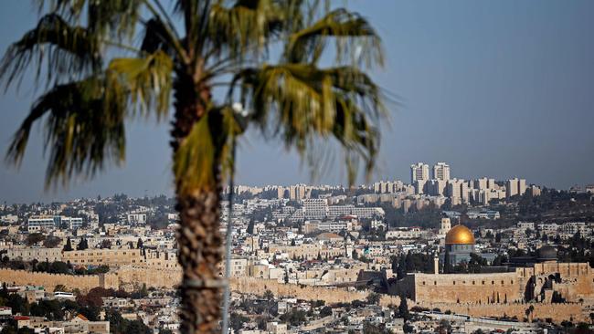 A view of the city of Jerusalem. Picture: AFP