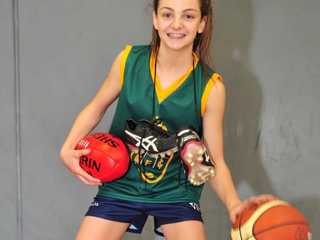 Niddrie resident Monique Conti has represented the state at a national level for both basketball and AFL.