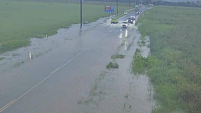 There is currently water over Shute Harbour Road at Hamilton Plains - the road remains open but motorists are urged to drive with caution.