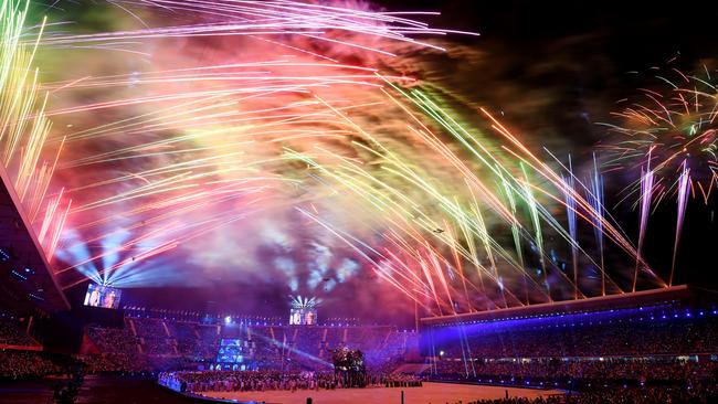 Fireworks during the opening ceremony of the Birmingham 2022 Commonwealth Games. UK Sports Minister Stuart Andrew is stressing how last year’s event was a success Picture: Alex Davidson/Getty Images