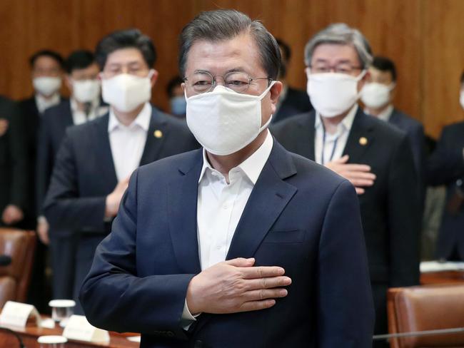 South Korean President Moon Jae-in. Picture: AP