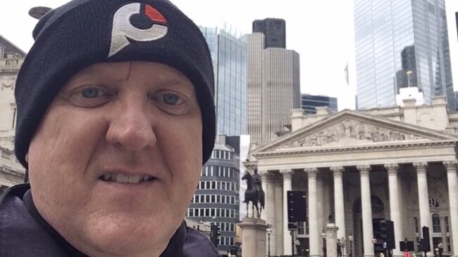 Ormeau local Peter Morgan is stuck overseas in the UK and fears he won’t be home until well after Christmas.