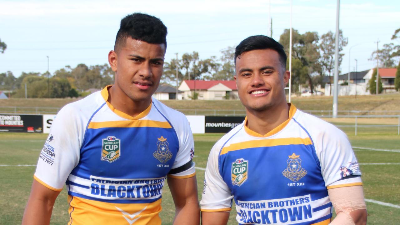 Patrician Brothers Fairfield Schoolboy Cup stars Stephen Crichton &amp; Spencer Leniu are both off contract at the end of 2023. Supplied