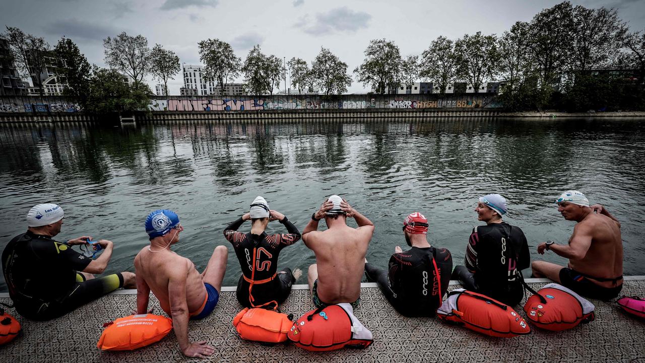 Will the River Seine be clean enough to host swim events at the Paris Olympics? Picture: Stephane de Sakutin / AFP